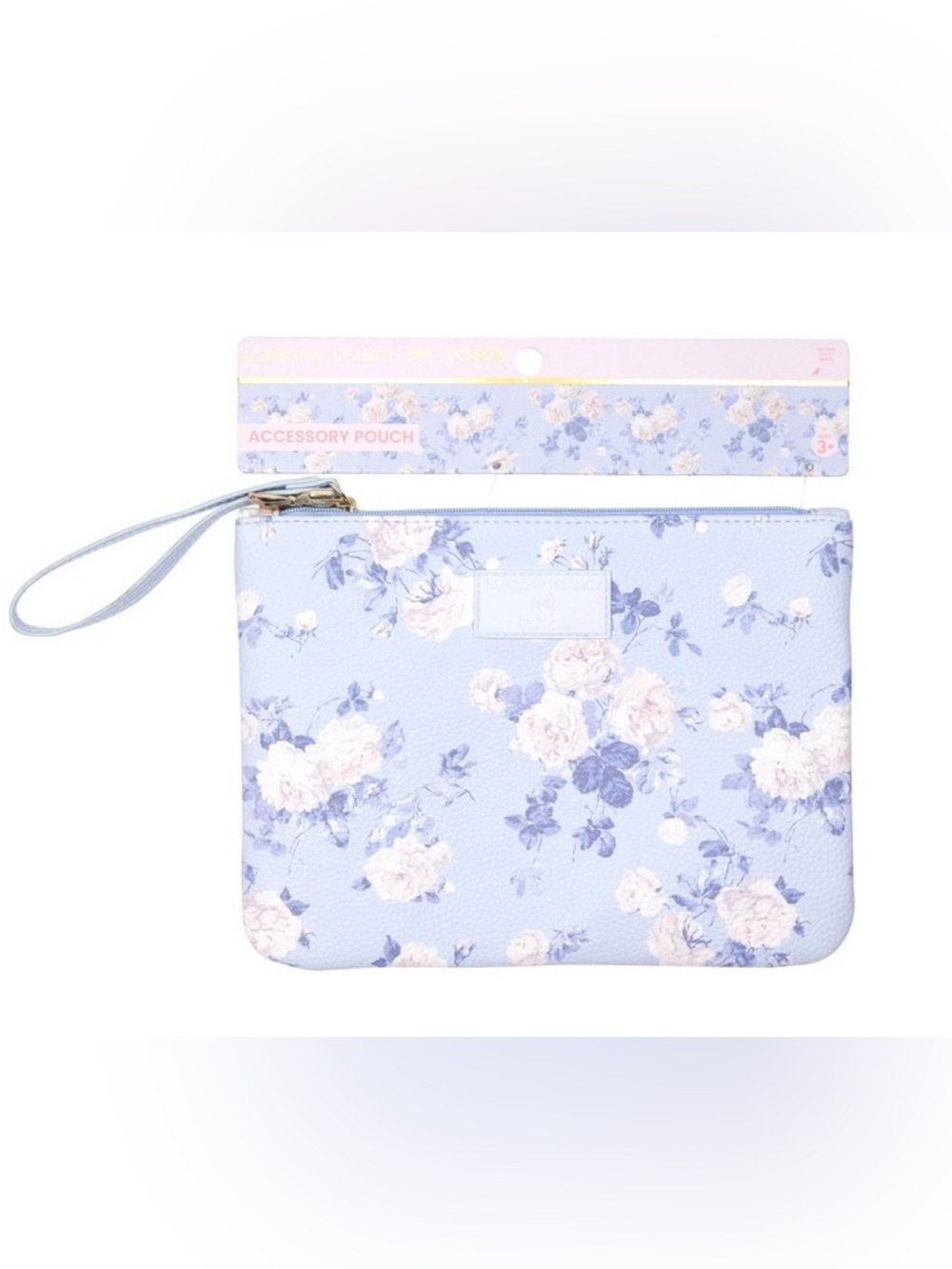 NWTLoveShackFancy x Target - Yoobi Everblooming Rosettes Flat Zip Pencil Case 💙🩷
